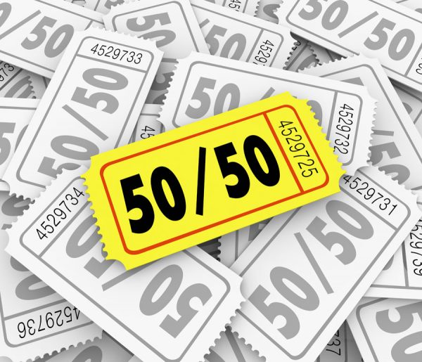 l. 50/50 Ticket